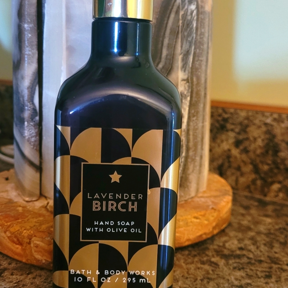 BBW Lavender Birch hand soap